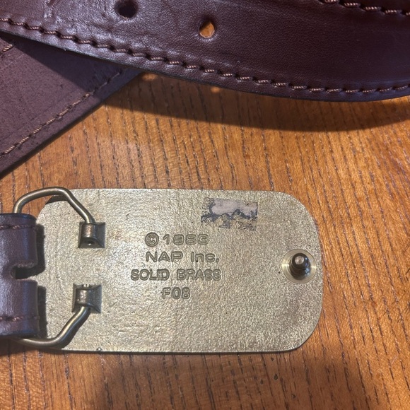 Vintage Pabst Brass Belt Buckle with Positive Drinking Message - Picture 5 of 9